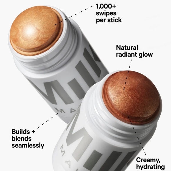 MILK Makeup Dewy Cream Highlighter Stick FLARE 🪞 NEW Full Size - Picture 5 of 7